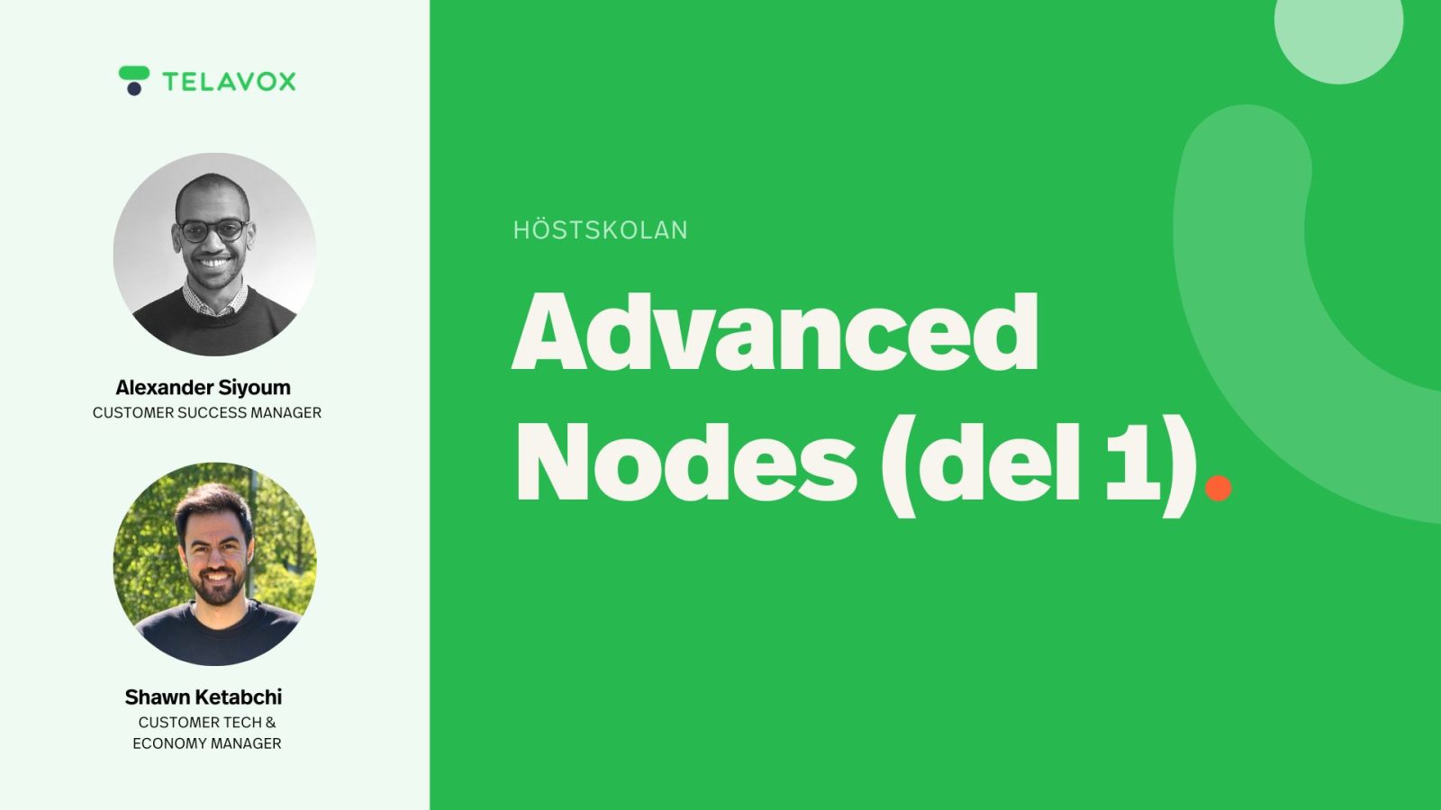 Advanced Nodes Del 1